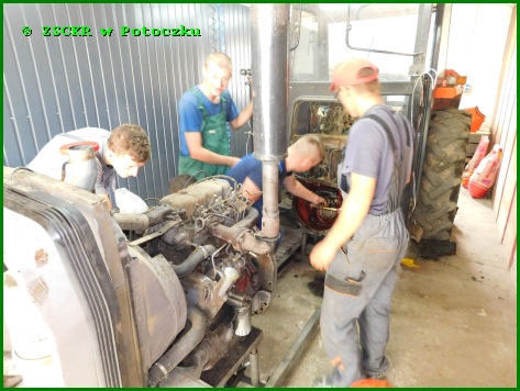 mechanik – operator pojazdów i maszyn  rolniczych - zajęcia praktyczne.